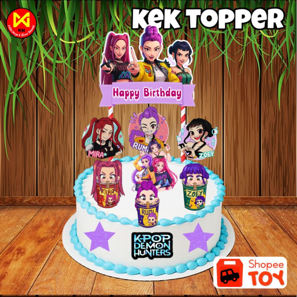 Kek Topper Kpop Demon Hunter Ramen | Shopee Malaysia