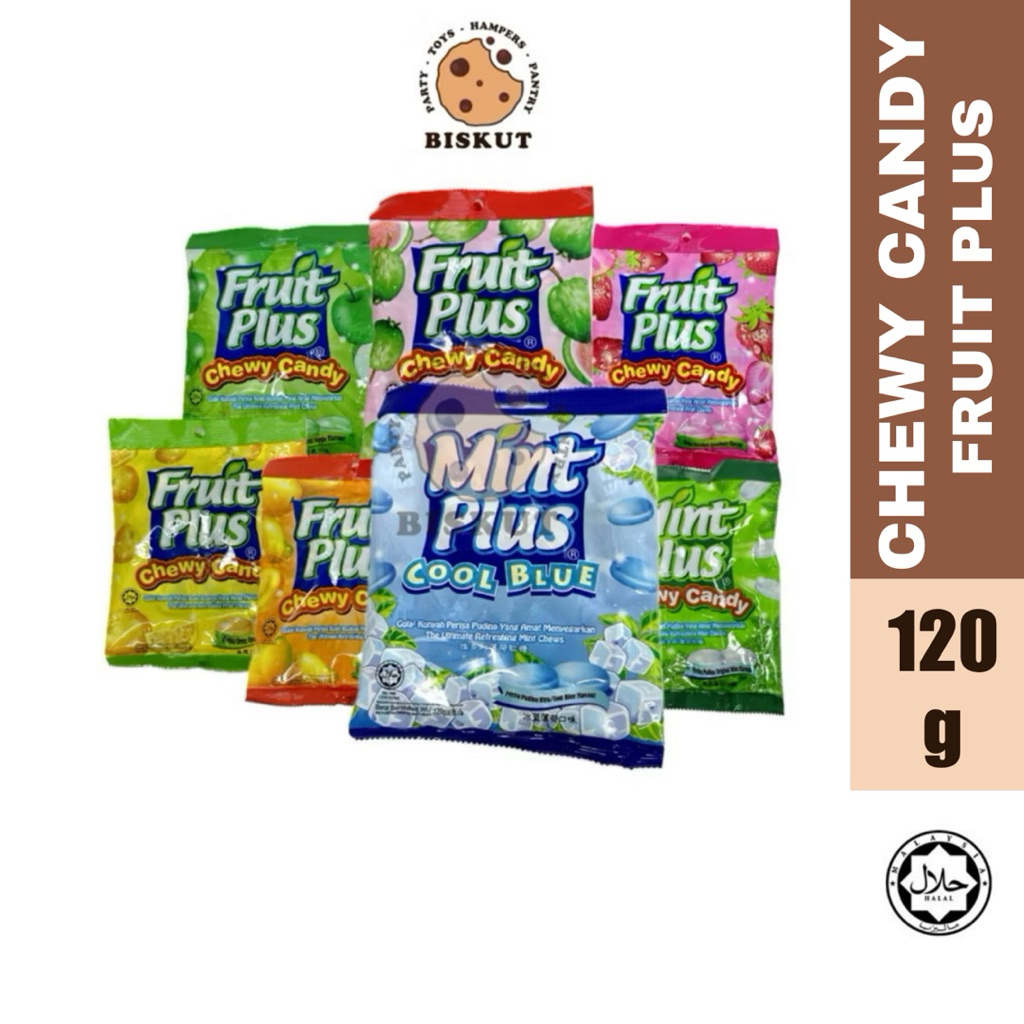 Fruit Plus / Mint Plus Chewy Candy – 120g (Assorted Flavours) | Shopee ...