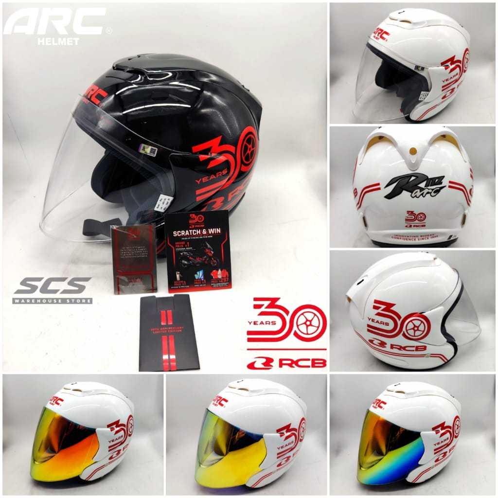 HELMET ARC RITZ RACING BOY 30TH ANNIVERSARY ACCESSOIRES MOTOR ARC RITZ ...