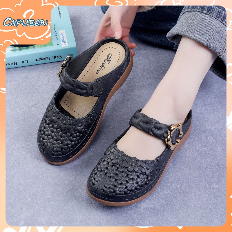 CAPUBEW Slippers for Women Korean Style Breathable Flexible Local ...