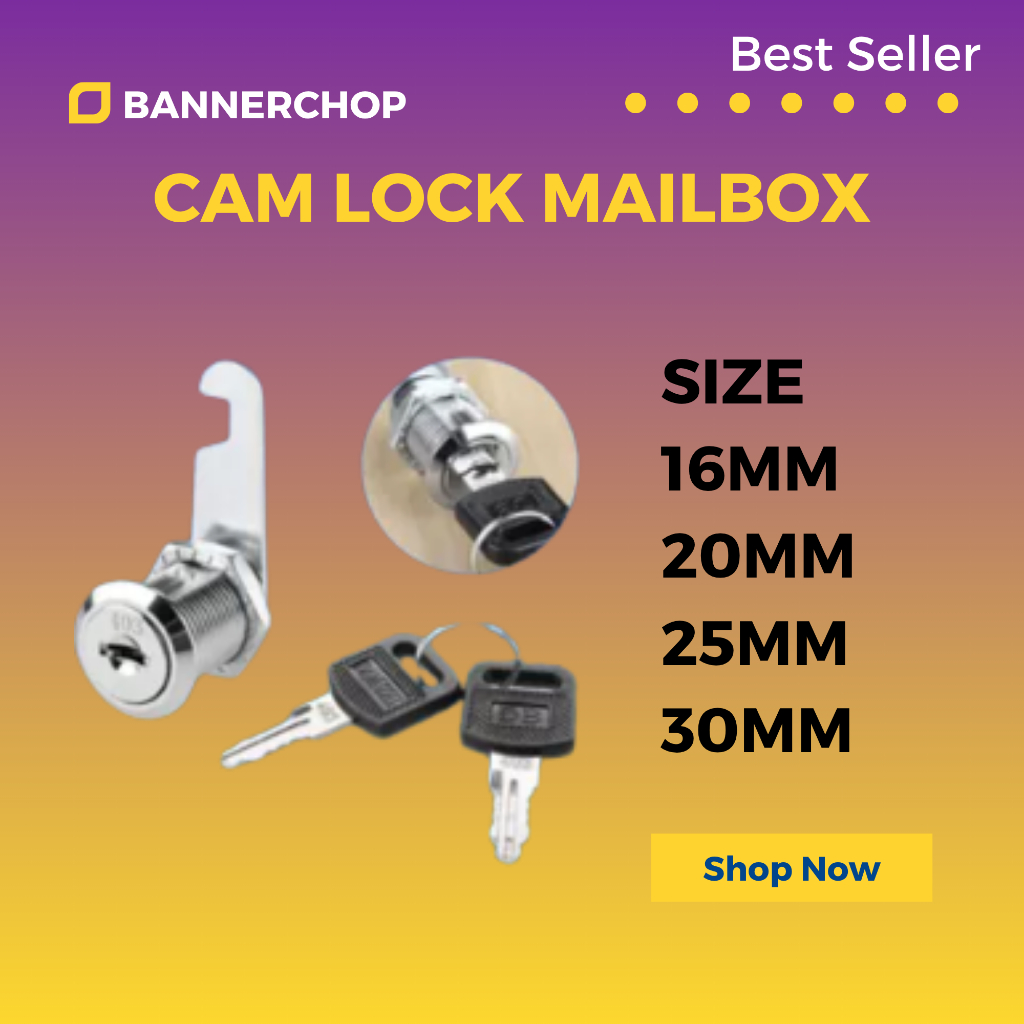 Cam Lock Mailbox Drawer Cabinet Cupboard Locker 16mm 20mm 25mm 30mm ...
