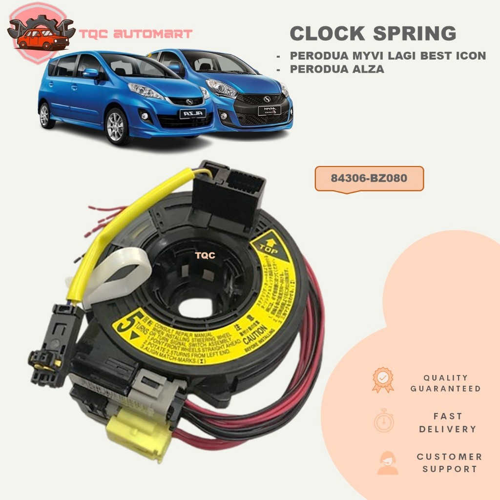 PERODUA MYVI LAGI BEST ICON/ALZA/AXIA 2014 CLOCK SPRING (CONVERT TO GR ...
