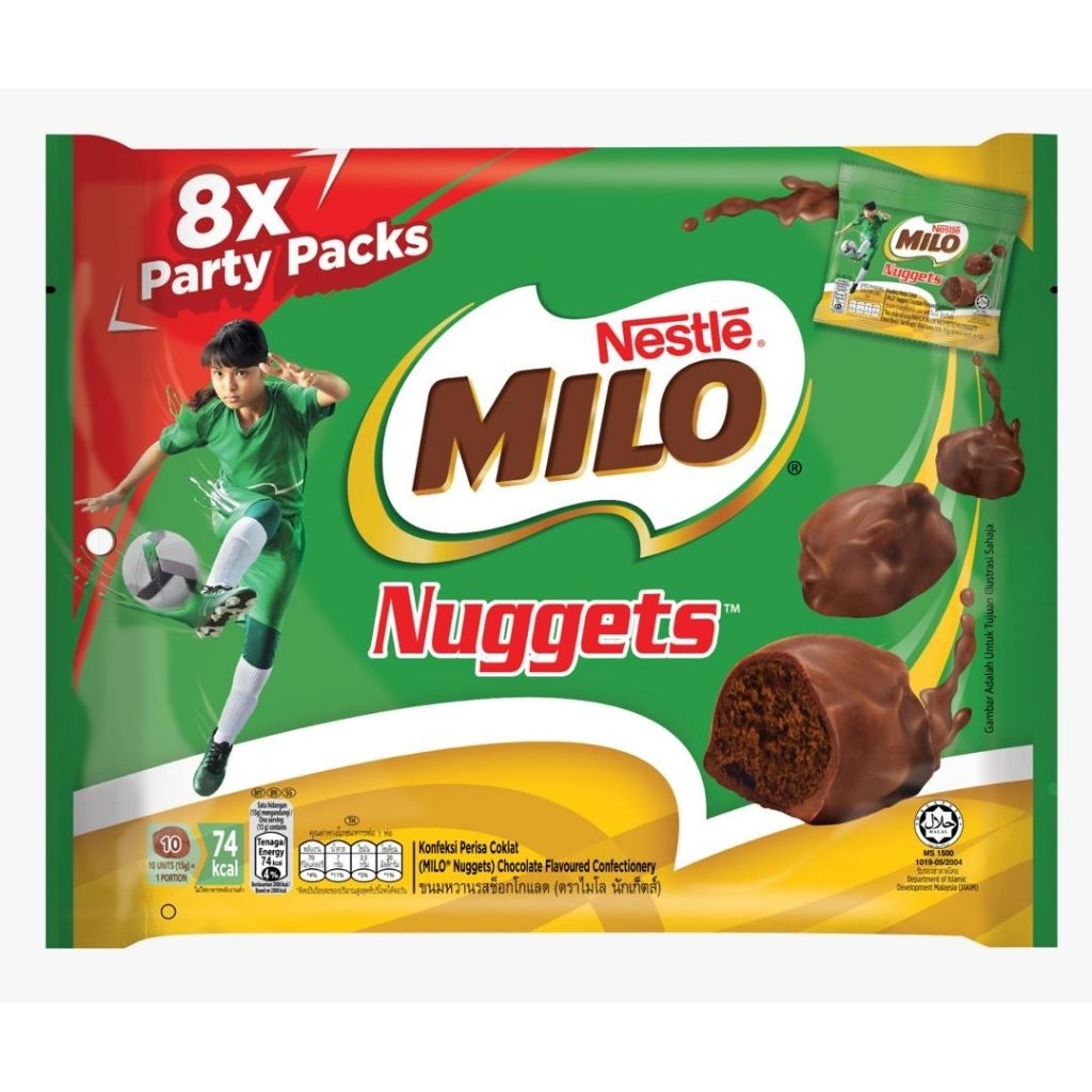 Milo Nuggets Party Pack 8s (8x15g) | Shopee Malaysia