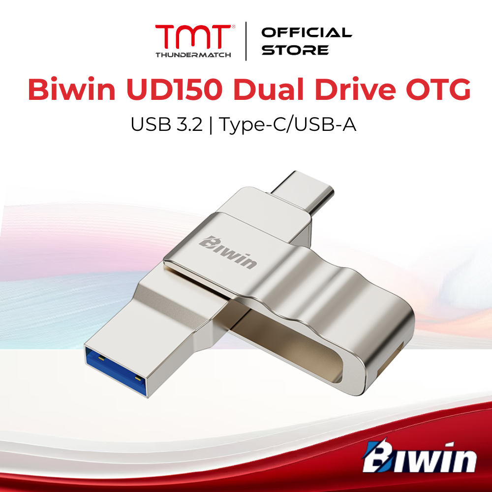 Biwin Dual Drive OTG UD150 Flash Drive (64GB/128GB) | Shopee Malaysia