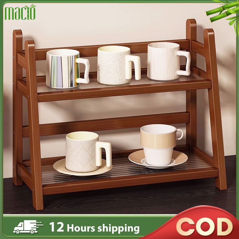 𝗠𝗔𝗖𝗜𝗢 Table Storage Rack Rak Buku Almari 27/40/50CM Display Rack Table ...