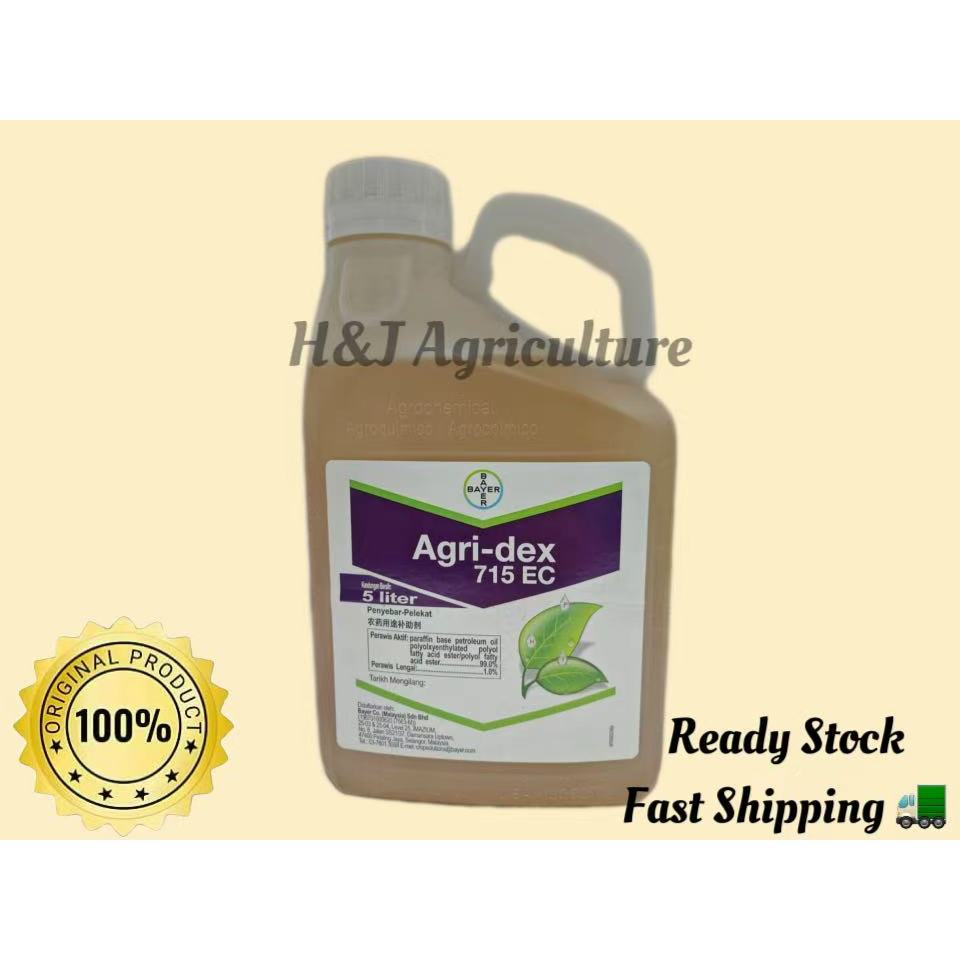 5L AGRI-DEX 715EC BAYER PESTICIDE ADJUVANT GAM PELEKAT RACUN RUMPUT ...