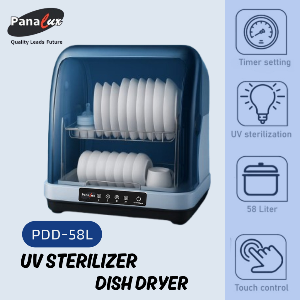 Panalux Big Capacity UV Sterilizer Dish Dryer PDD-58L | Shopee Malaysia