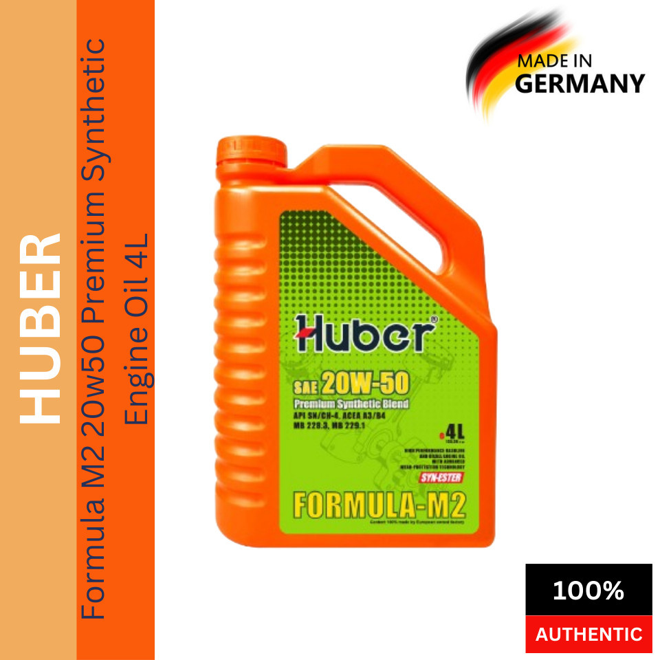 HB M2-4 Huber Formula M2 20w50 Premium Synthetic Engine Oil 4L (MADE IN ...
