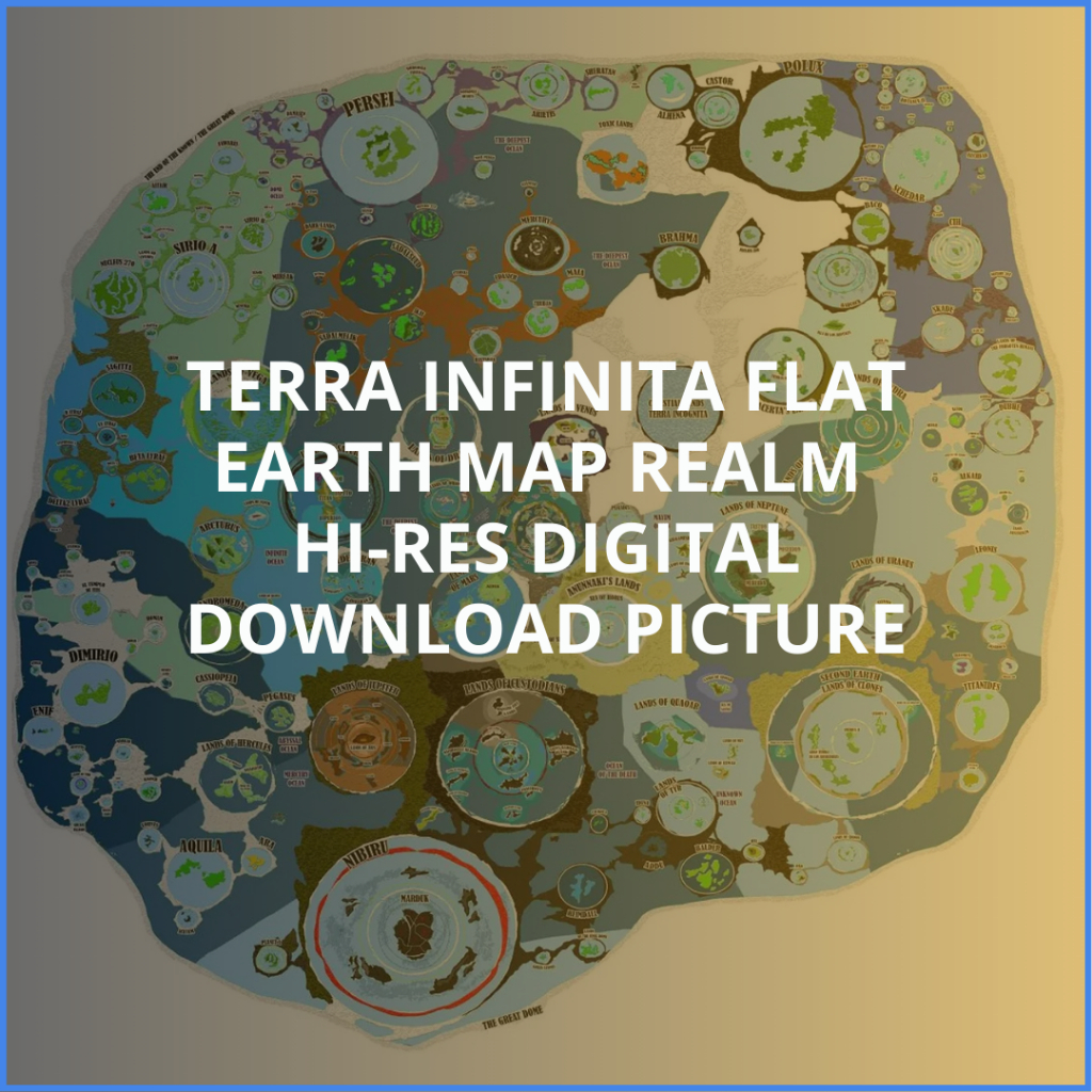 Terra Infinita Flat Earth Map Realm Hi-Res Photo Digital Download Super ...