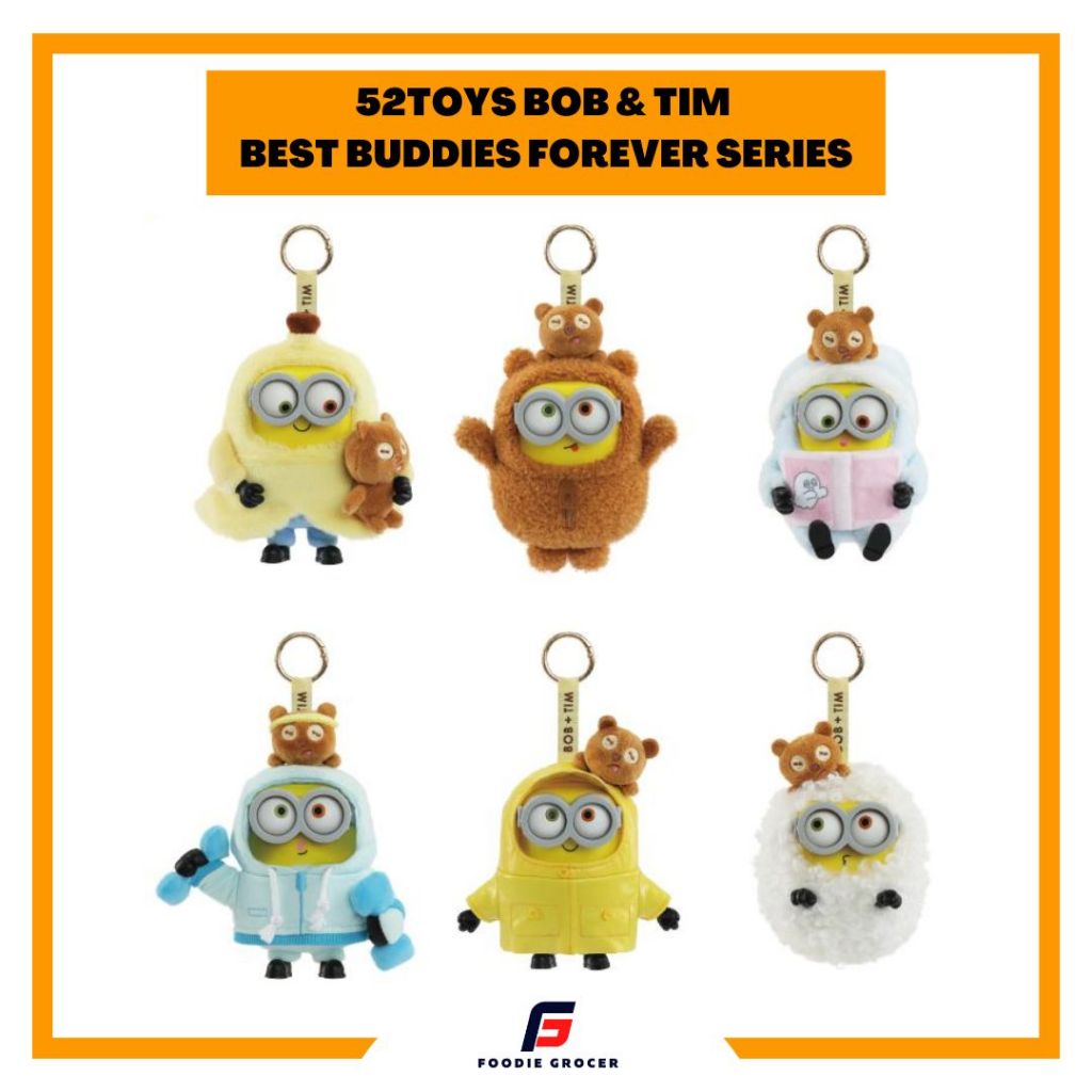 (READY STOCK) 52TOYS Bob & Tim – Best Buddies Forever Series Vinyl ...