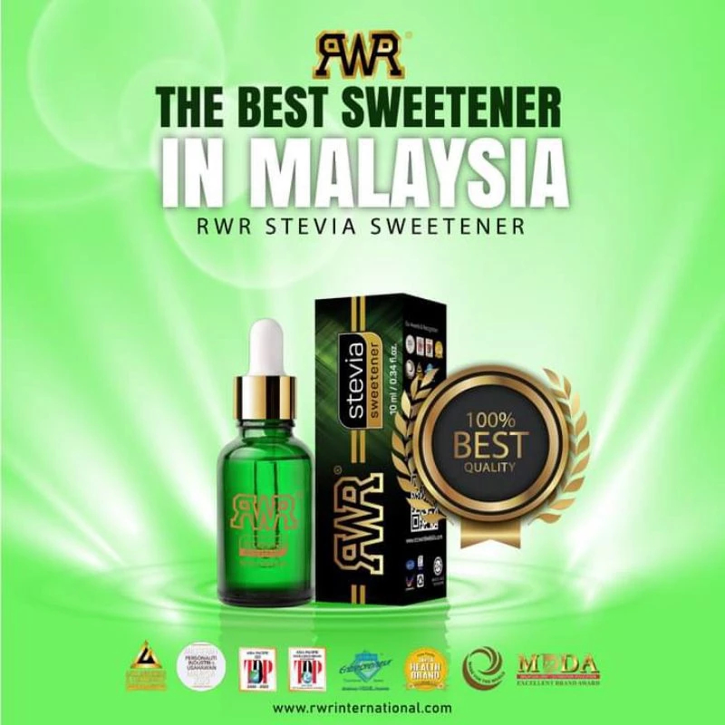 RWR NEW PACKAGING RCC STEVIA SWETENER 10 ml ORIGINAL DIABETES SKIN ...
