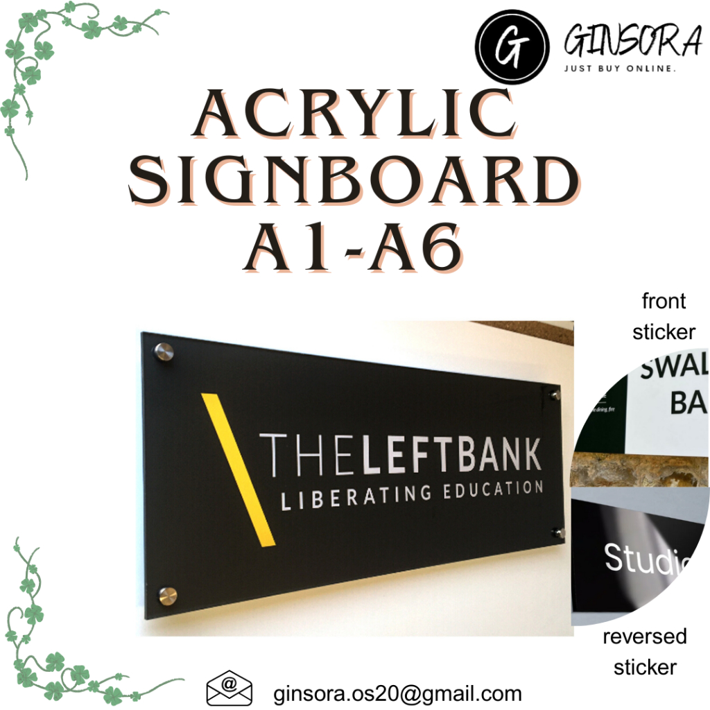 Custom Acrylic Signage, Acrylic Business Logo Sign, Office Sign ...