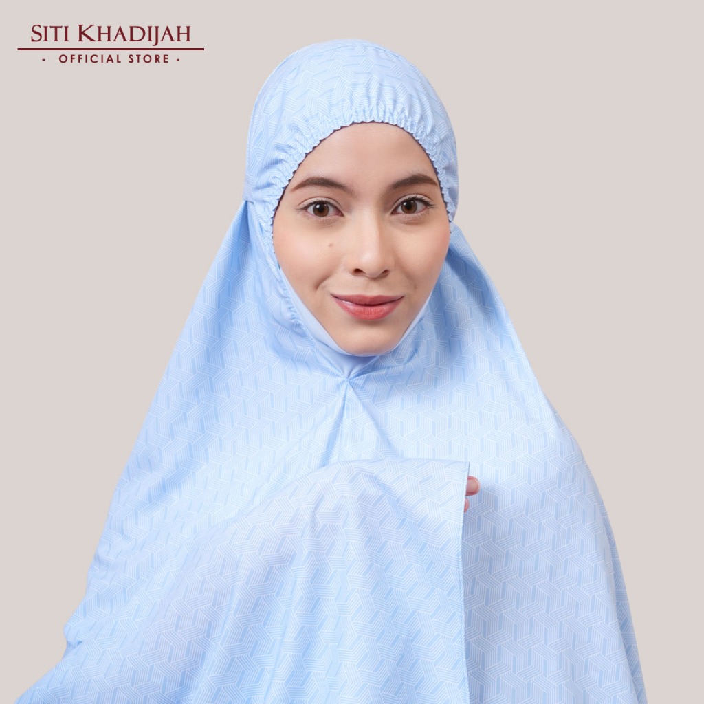 Siti Khadijah Telekung Deco Jedda in Serenity Blue | Shopee Malaysia