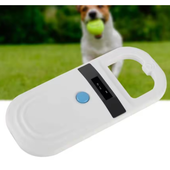 Illustration of Pet Gate With Microchip Reader And Gps