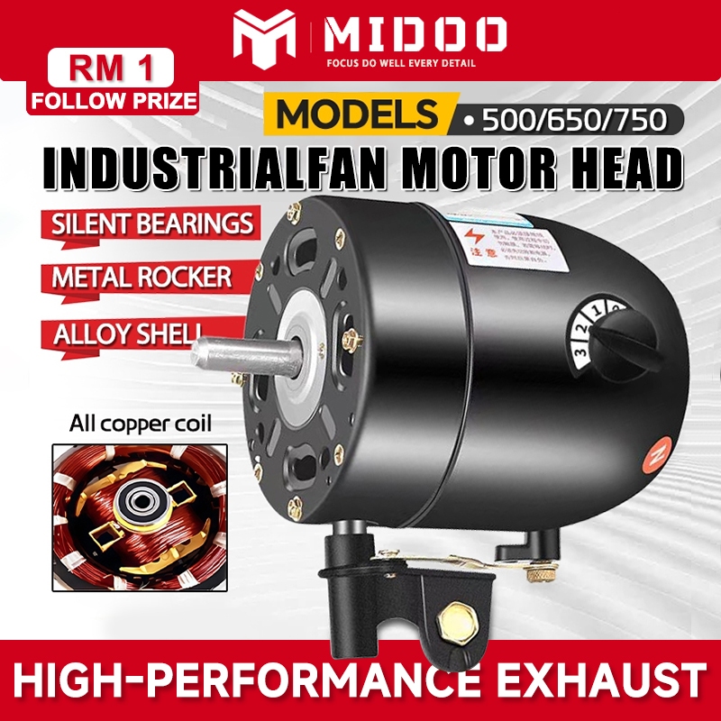 Industrial Fan Motors 180W/230W/260W High Power High Air Volume ...