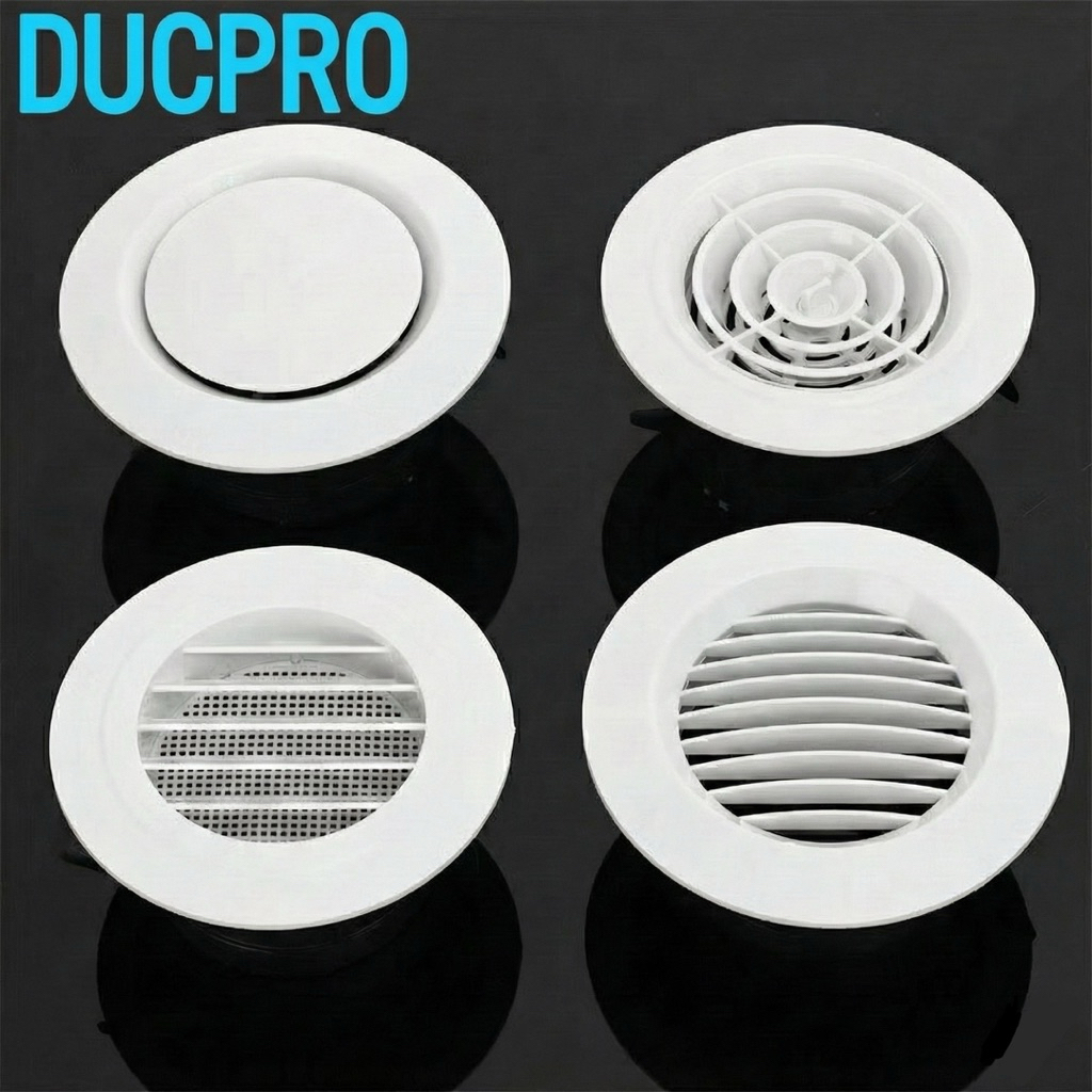Round Air Grille / Air Vent Cover / Round Air Diffuser 100mm 150mm ...