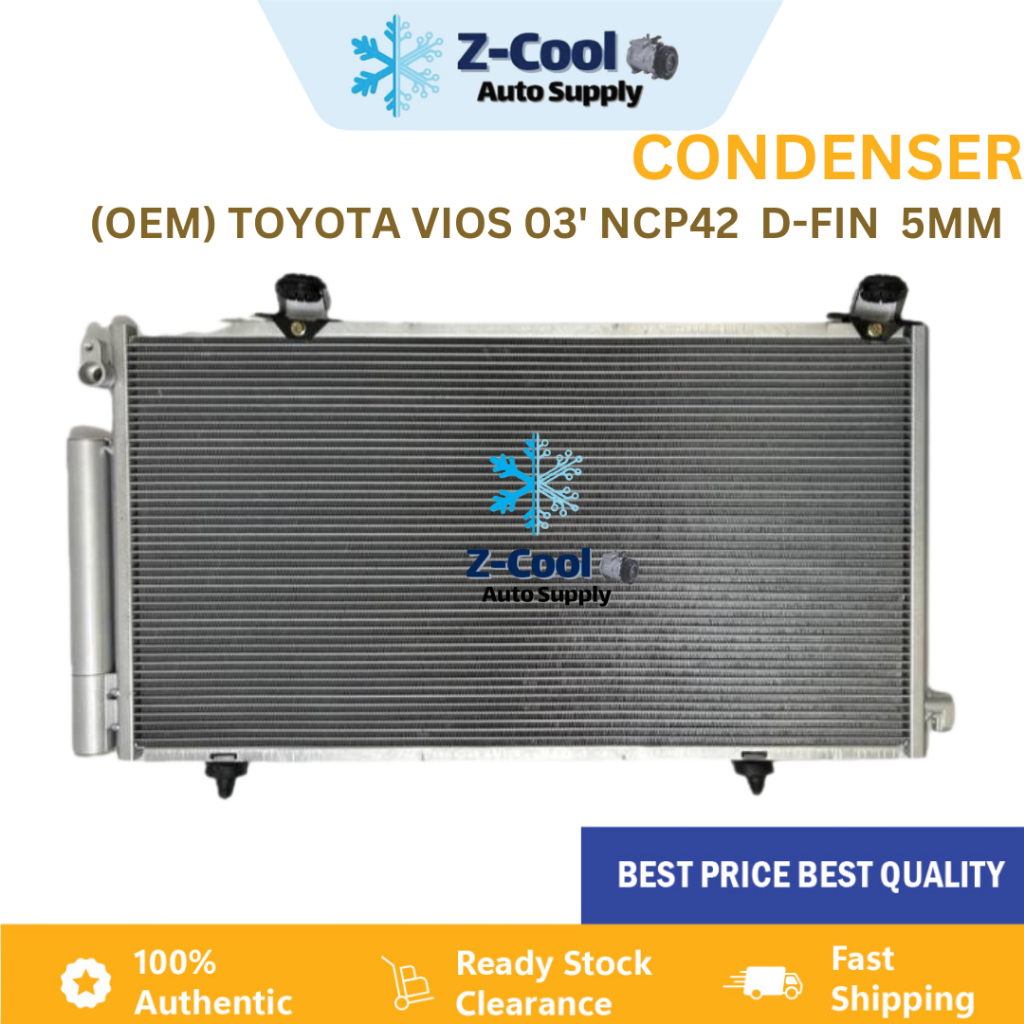 TOYOTA VIOS NCP42 CONDENSER /VIOS NCP43 AIRCOND CONDENSER / VIOS 2003 ...