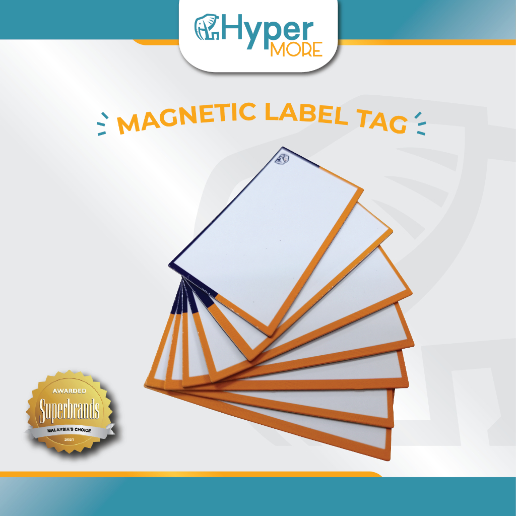 HYPERMORE Magnetic Label Reusable Label Tag For Boltless Rack Warehouse ...