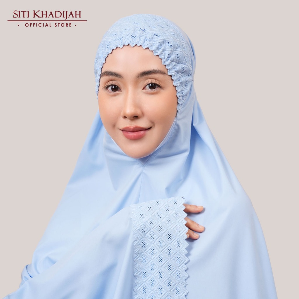 Siti Khadijah Telekung Signature Elara in Serenity Blue | Shopee Malaysia