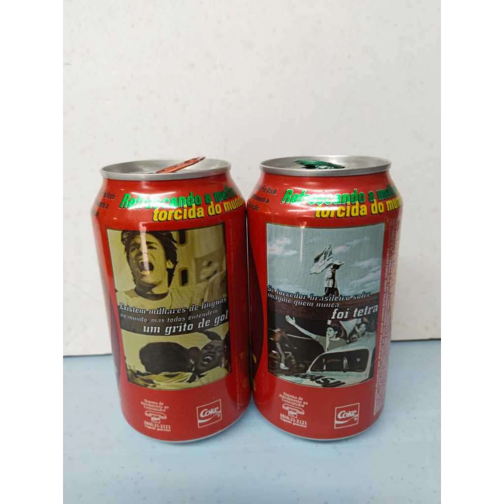 1998 Brazil Coca Cola Coke Empty Can set (ZA) | Shopee Malaysia