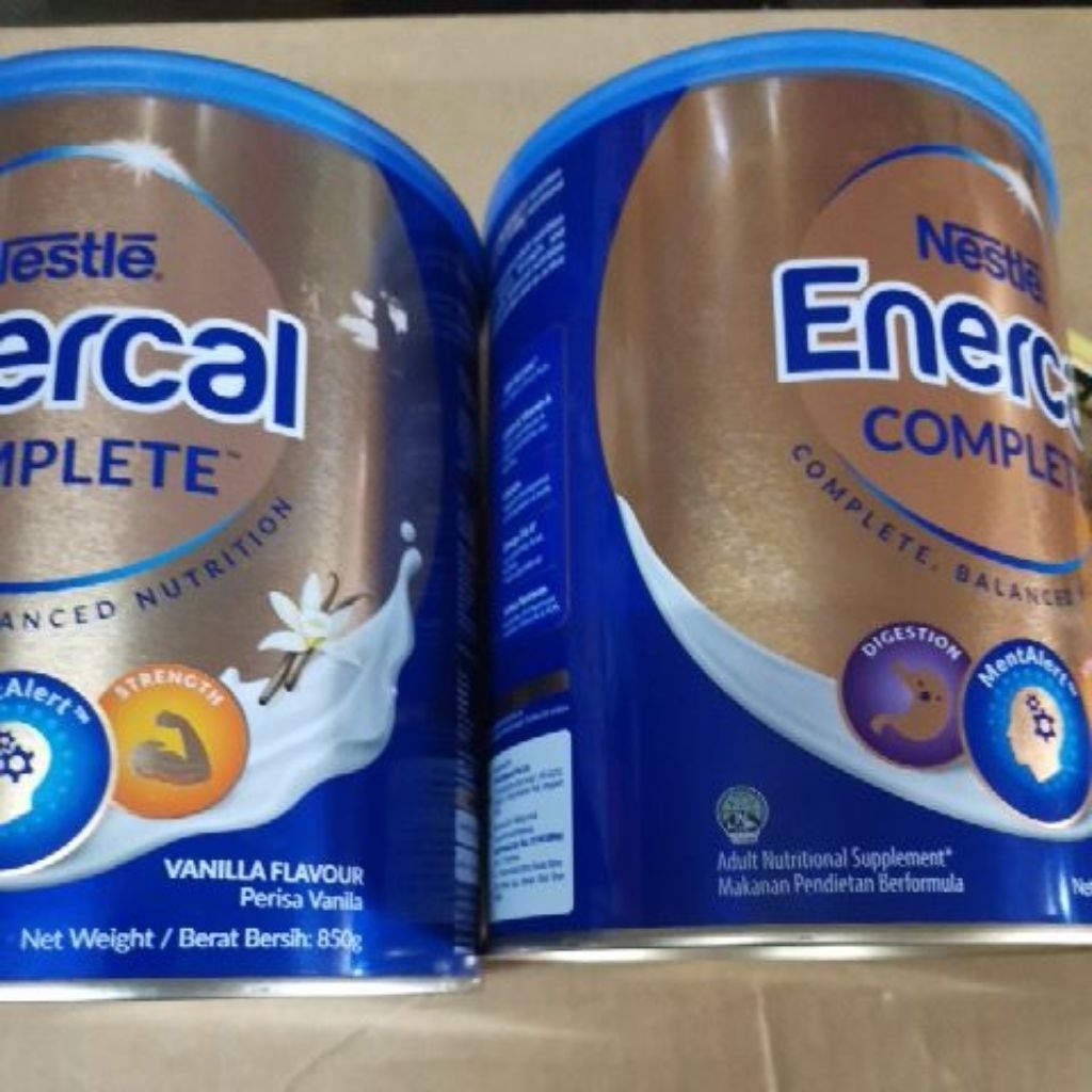 DENT!! ENERCEL COMPLETE VANILLA 850G | Shopee Malaysia