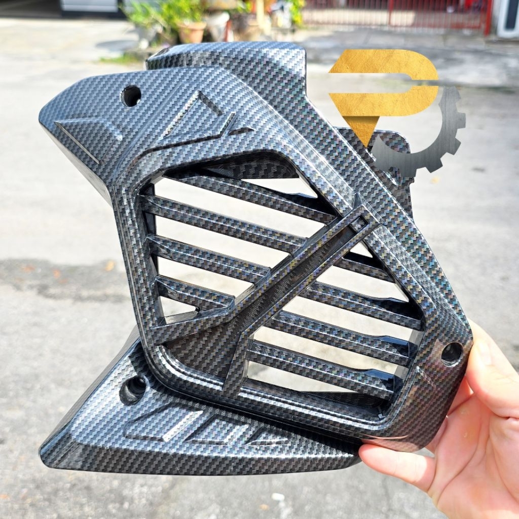 Yamaha NVX155 V2 V3 RADIATOR COVER CARBON NVX COOLANT COVER | Shopee ...