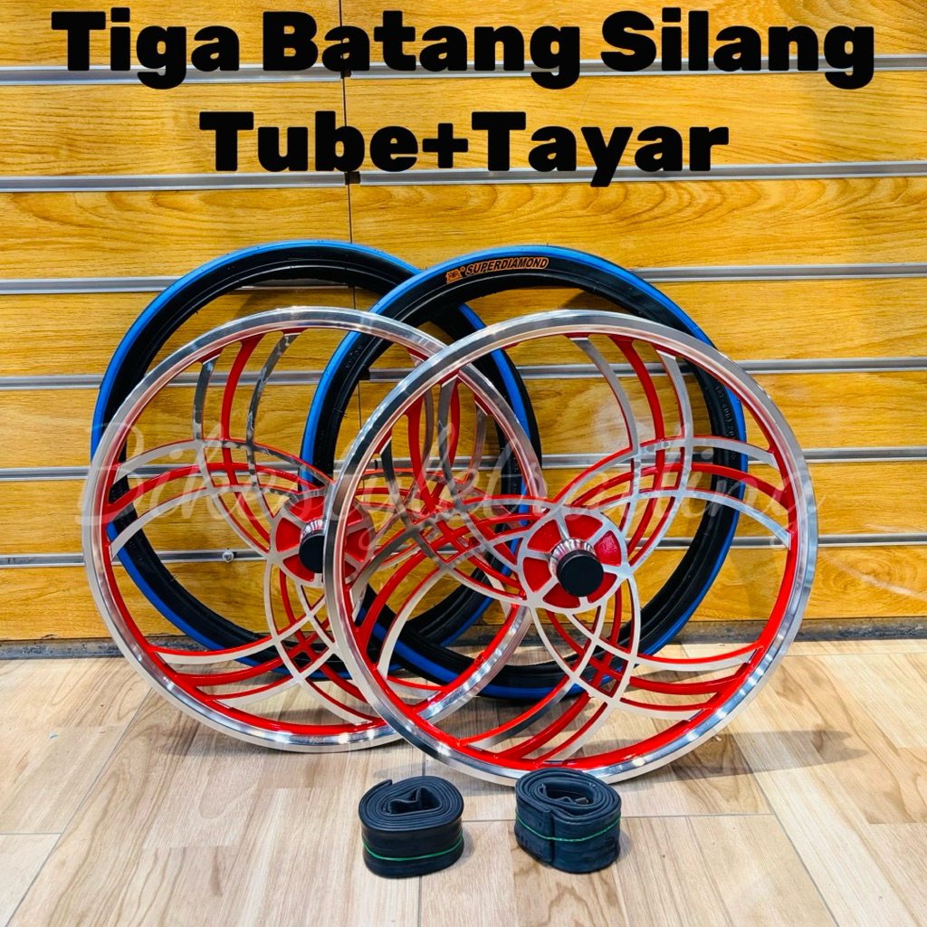 Sport Rim Tiga Batang Silang Set /20inch Bicycle Alloy Wheel Set /Sport ...