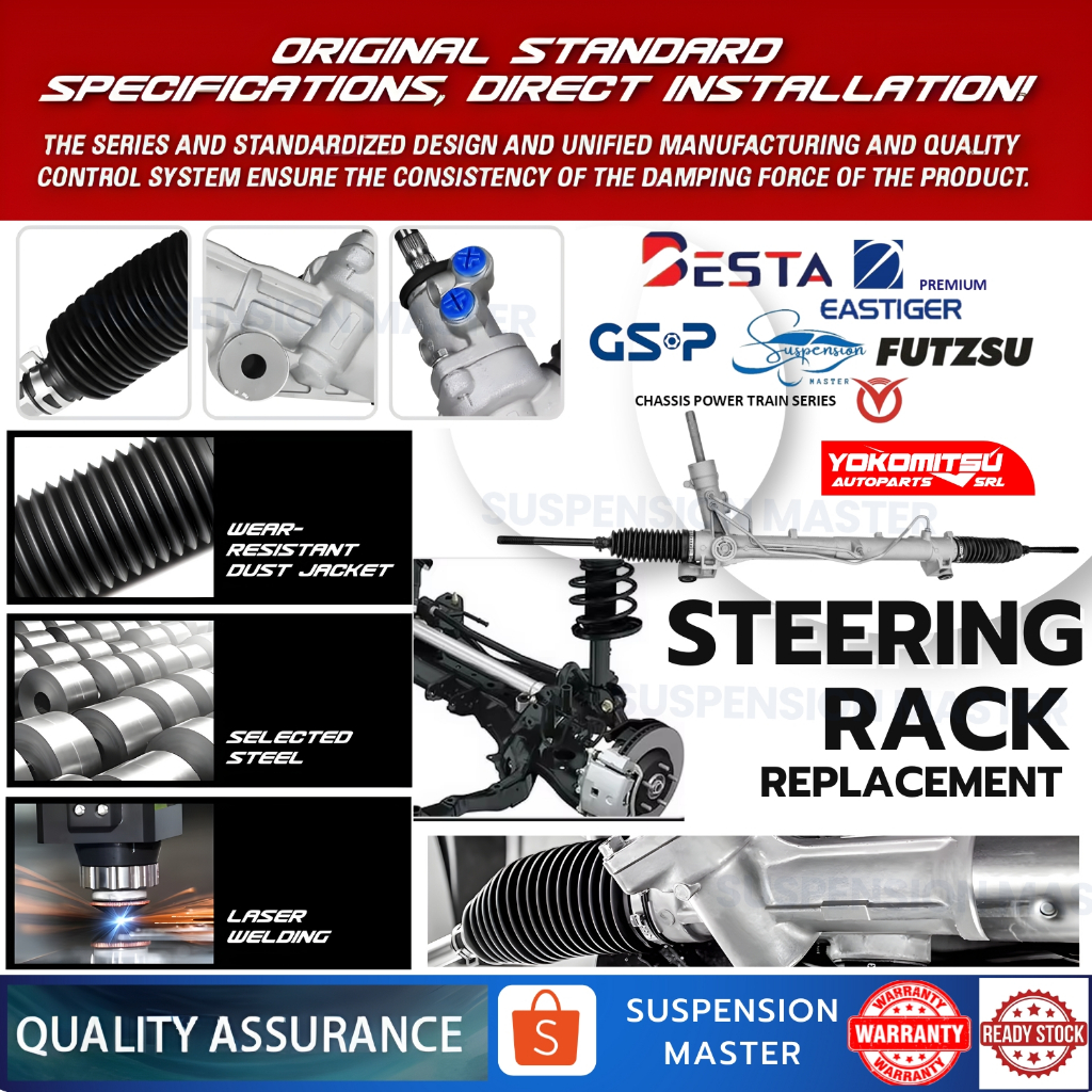 NEW POWER STEERING RACK - PERODUA KEMBARA 1.3 MT/AT DVVT K3-VE (2003 ...