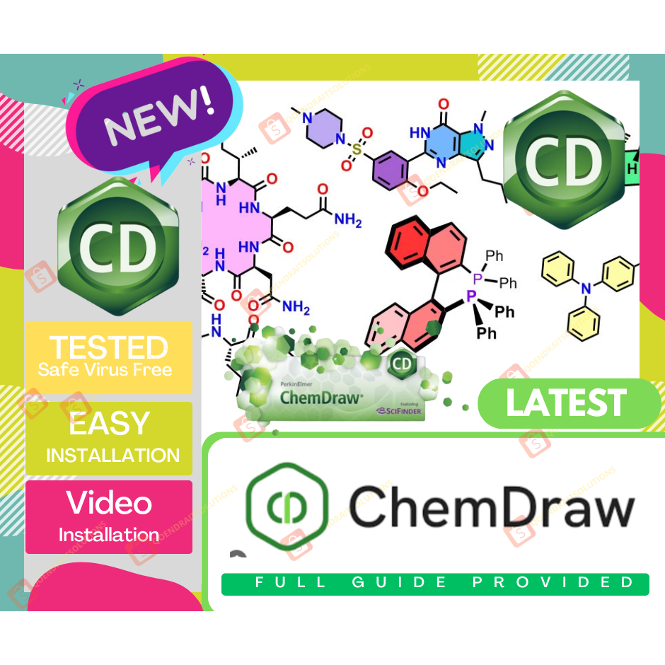 ChemDraw Professional Suite 25 Guide Video Provided 🔥for Win ...