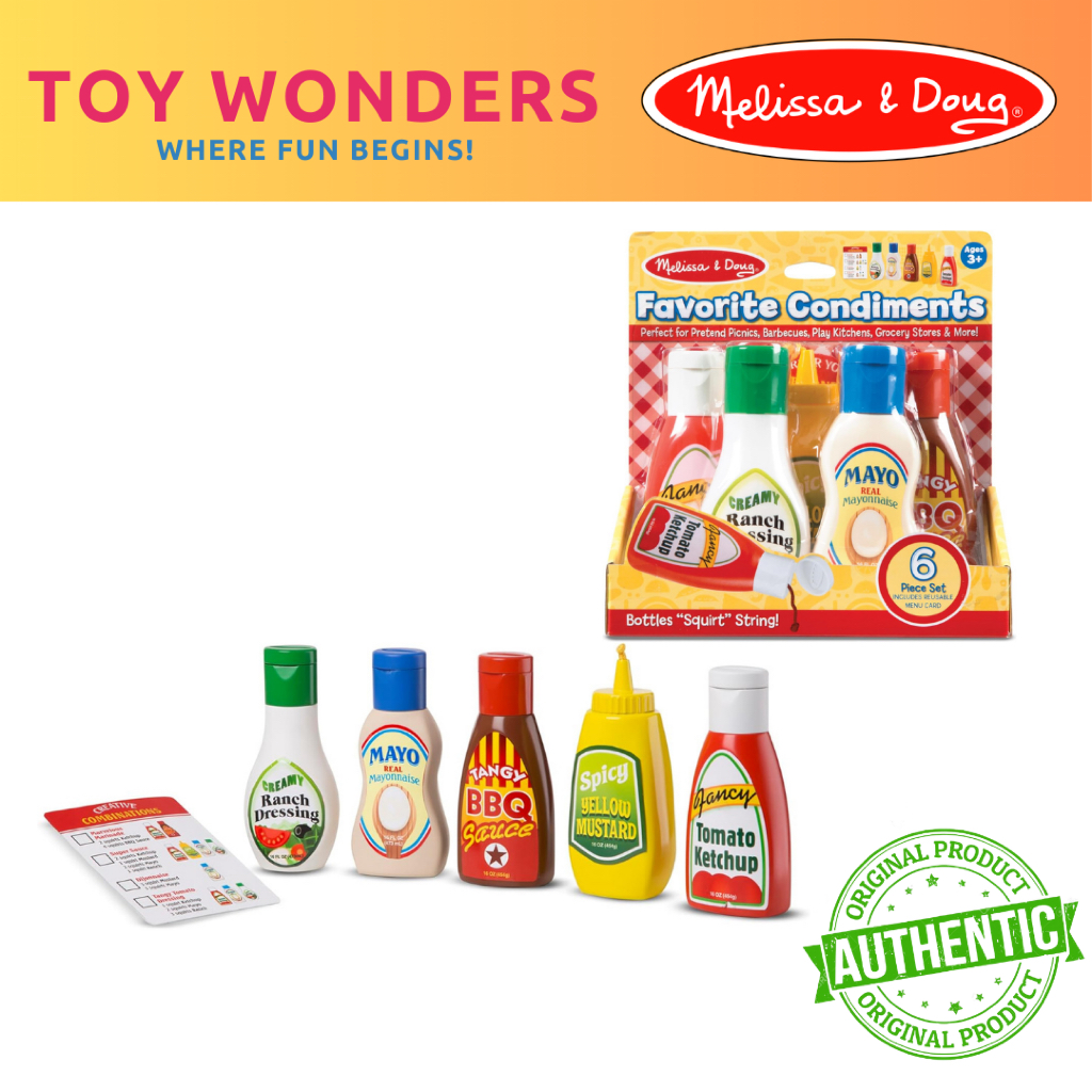 Melissa & Doug Favorite Condiments Play Set (5 pcs) | Shopee Malaysia