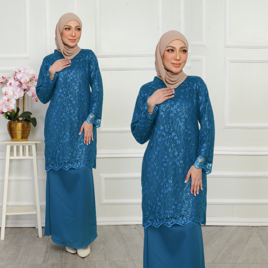 Teal Blue Raya: Baju & Aksesori Kemas | Shopee MY