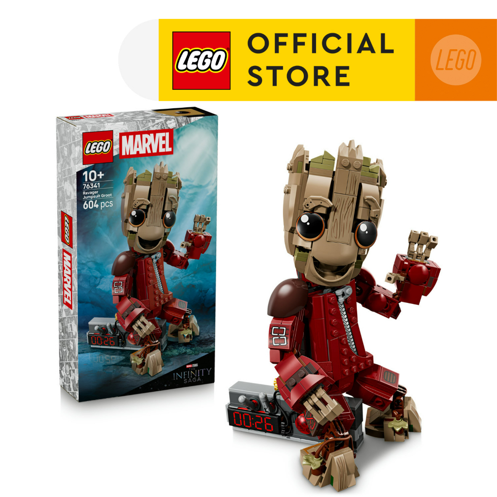 LEGO Super Heroes Marvel 76341 Ravager Jumpsuit Groot (604 Pieces ...