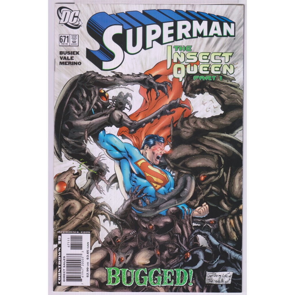 Superman #671,671,673 (2008) Insect Queen complete | Shopee Malaysia