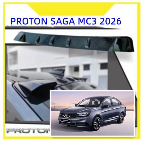 PROTON SAGA MC3 SAGA NEW 2026 Rear Roof Window Visor Rear Sun Roof ...