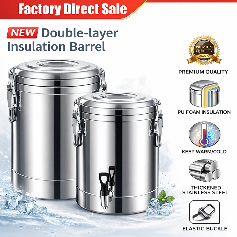 Food grade insulation/bucket for commercial stalls /Stainless steel ice ...
