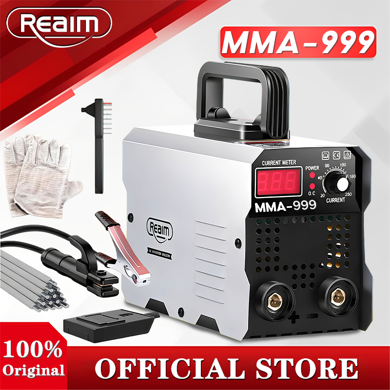 REAIM MMA Welding Machine Mini Tool Set Steel Mesin Welding Rod Set ...