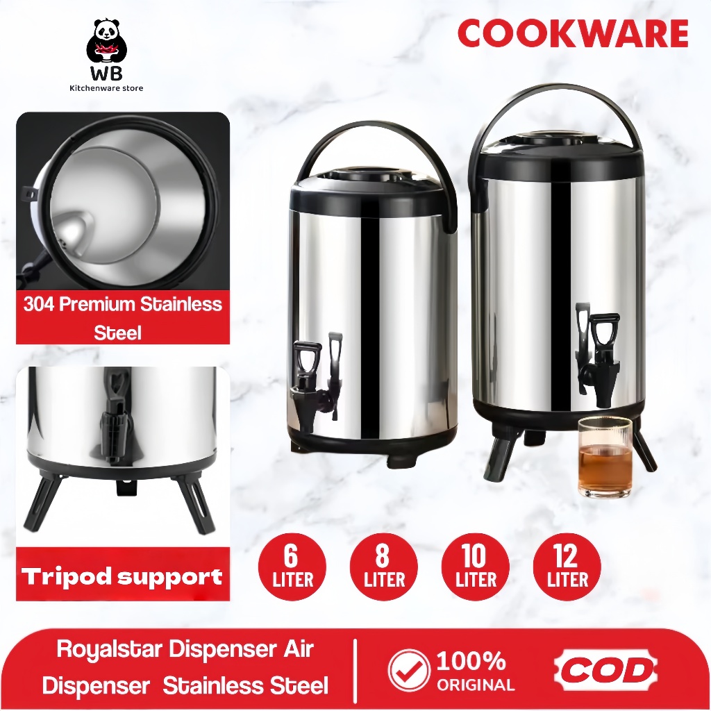 WB Stainless steel milk tea buckets cold and hot insulation buckets ...