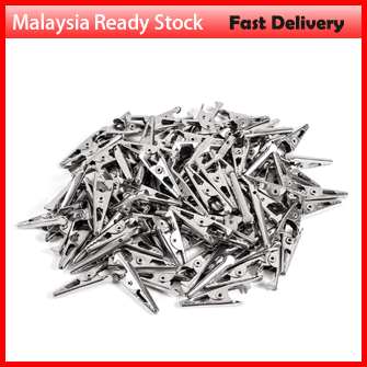 1pcs 1.06IN  27mm Mini Metal Alligator Clips, Crocodile Clamps