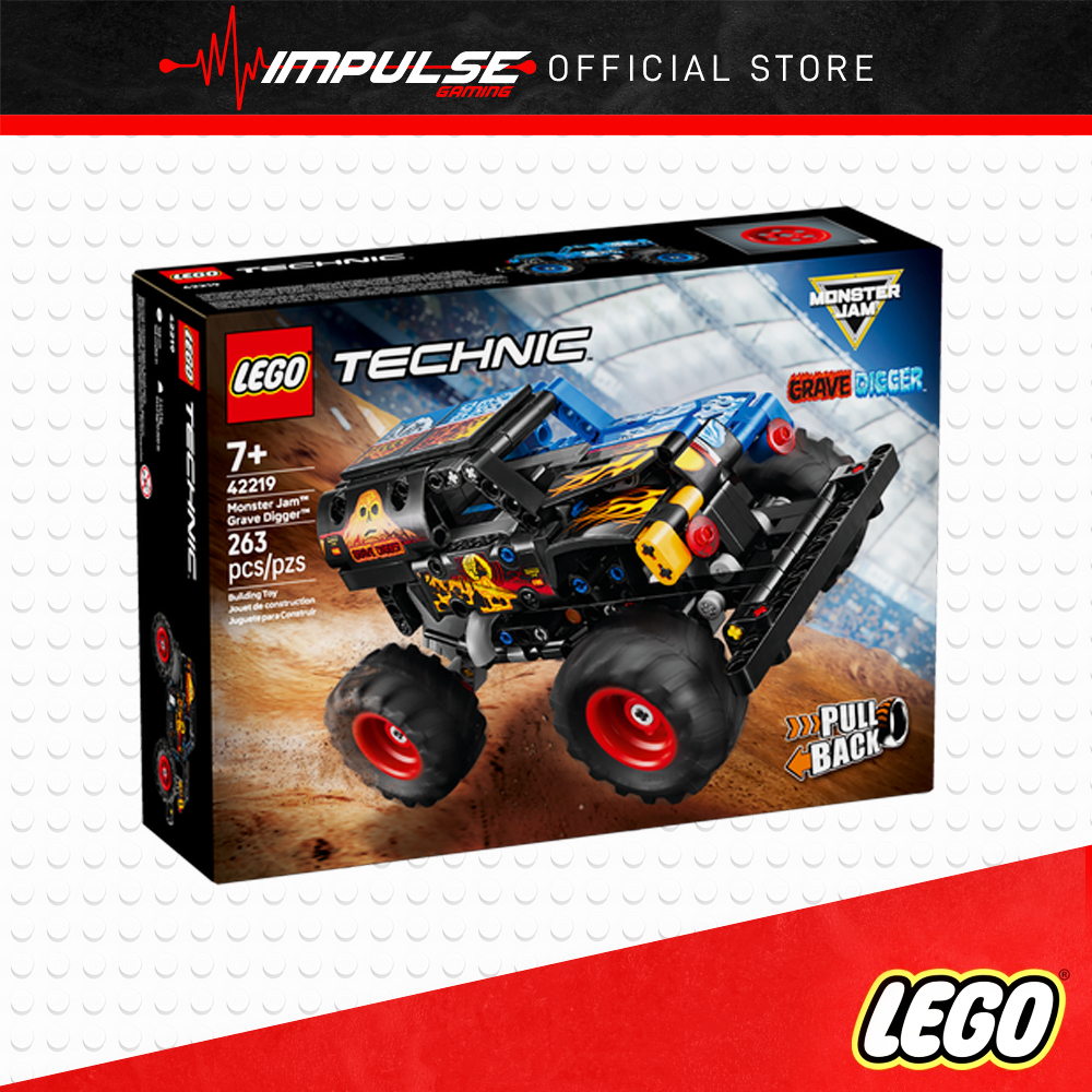 LEGO Technic 42219 Monster Jam™ Grave Digger™ Fire and Ice | Shopee ...