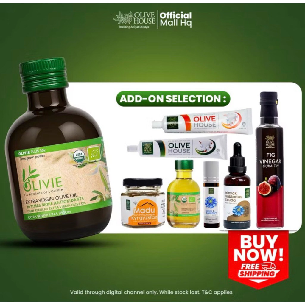 OLIVIE PLUS 30x OLIVE HOUSE ORIGINAL | Shopee Malaysia