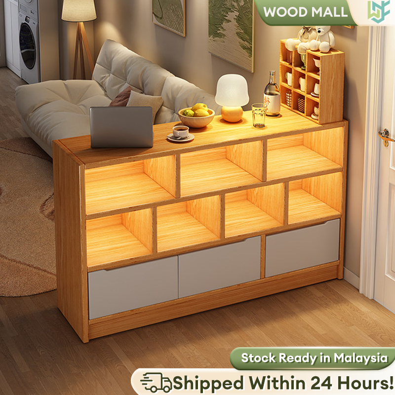 Storage Cabinet Wooden Display Cabinet Storage Rack Shelf TV Cabinet ...