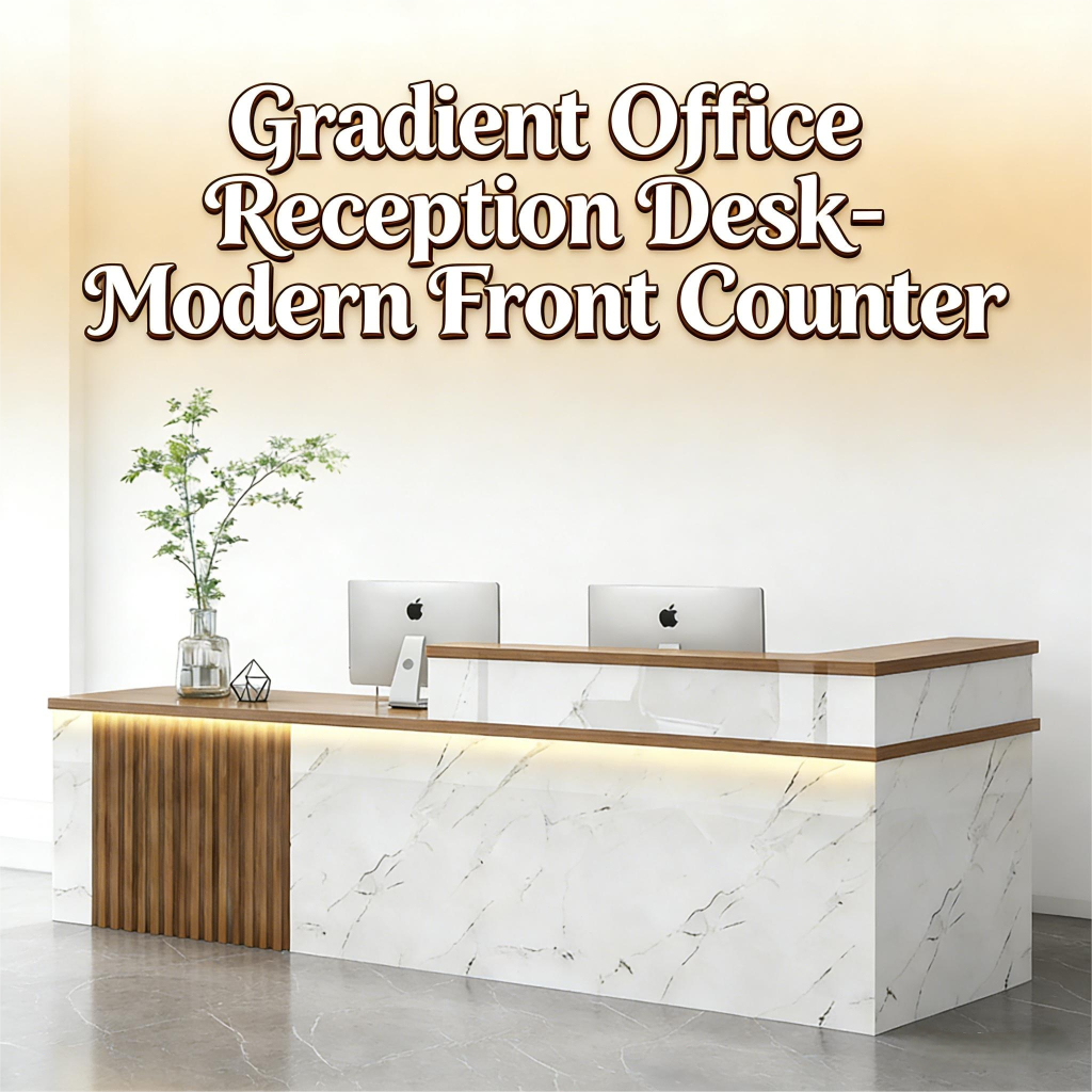 Bar Table Office Front Desk Wooden Barber Shop Reception Clothing Store ...