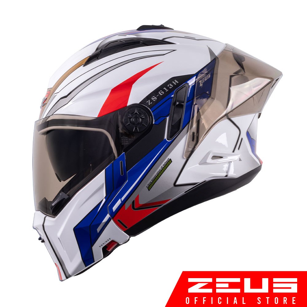 ZEUS HELMETS ZS-613 H OPEN FACE NEW GRAPHICS | Shopee Malaysia