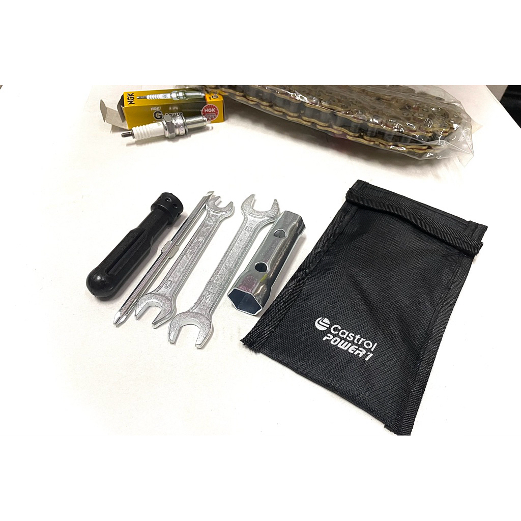LC EX5 LAGENDA WAVE HONDA YAMAHA WRENCH SET TOOLS SPANNER SPANER PLUG ...