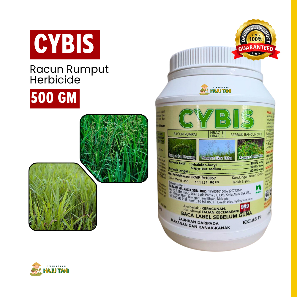 Cybis 500 GM Herbicide Racun Rumput Racun Rumpai Padi Racun Padi Burung ...