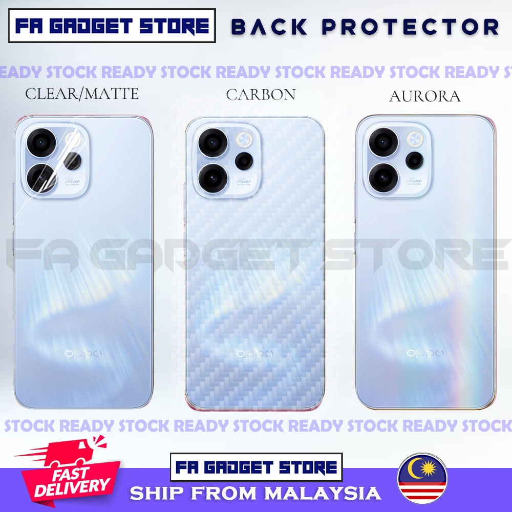 OPPO Reno 15 | Pro 5G | 15F 14F 14 | 13 13F 12F 12 Hydrogel Back Screen ...