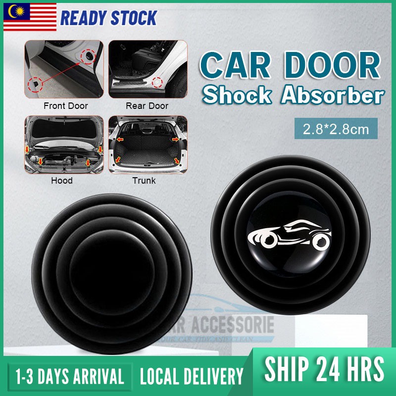 Car Door Shock Absorber Pad Rubber Buffer Universal Damping Soundproof ...