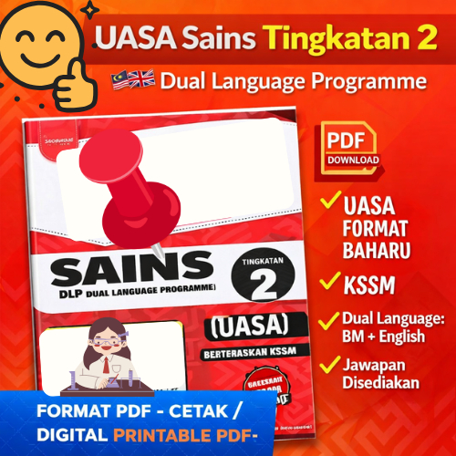 [C507] UASA Sains Tingkatan 2 DLP (Dual Language) | Praktis Progresif ...