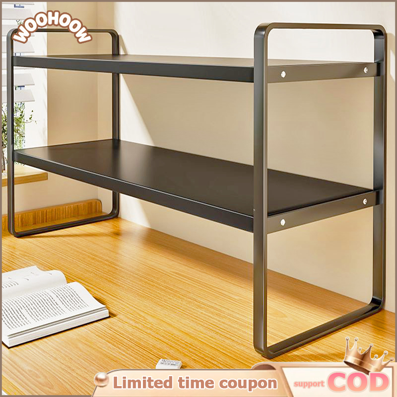 Desktop Storage Rack Tabletop Bookshelf Magazine Document Rack Desk ...