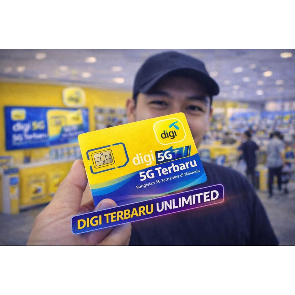 SIMKAD PREPAID DIGI TERBARU UNLIMITED ( Fast Shiping ) | Shopee Malaysia
